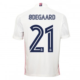 Billige Fotballdrakter Real Madrid Martin Odegaard Hjemmedraktsett 2020/21 Kortermet